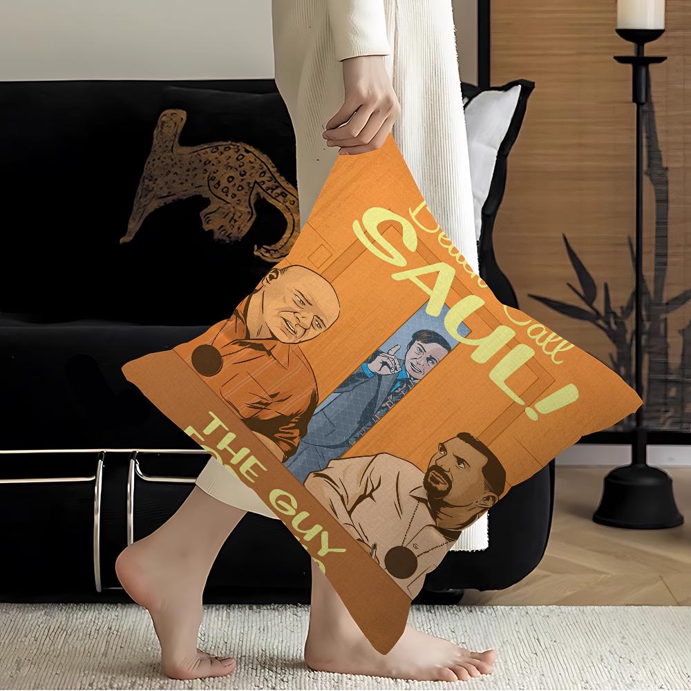 Better Call Saul Personalized Picture Text Home Decorative Pillows Household Gifts 45x45cm