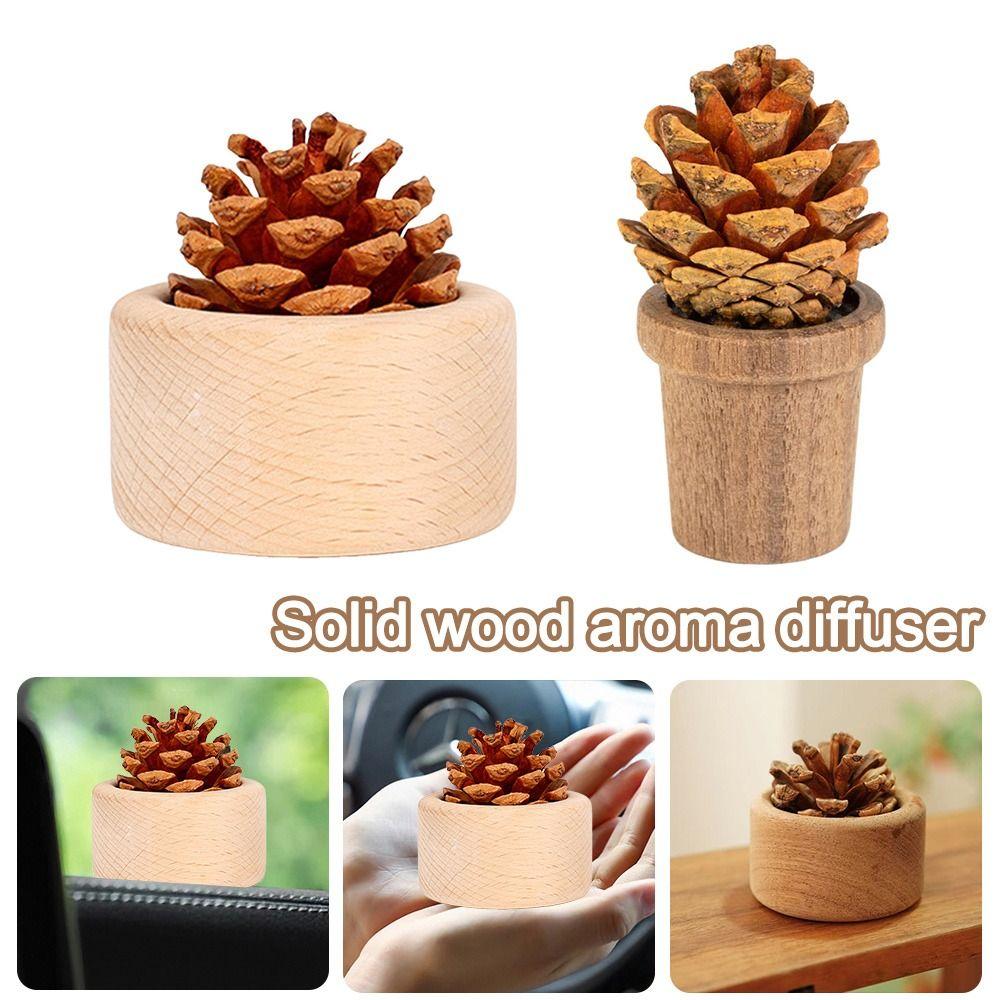 Long-lasting Floral Wooden Essential Oil Diffuser Refreshing Sleep Eco-Friendly Fragrance Container Slowly Volatile