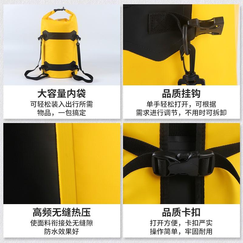 Waterproof Bike Pannier Bag 50L 80L Outdoor Cycling Tail With Quick-Release Straps Motorbike Touring Travel Storage