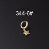 Micro-Pavé Zircon Irregular Ear Cuff Earrings