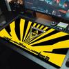 Alemania Football Crest Large Size Mouse Pad Large Gaming Table Cushion Nonslip Laptop Tablet Big Mousepad Xxl Mat Mini Pc Playmat With Lock Edge