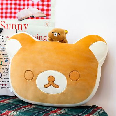 4560Cm Cute Rilakkuma Plush Pillow Soft Stuffed Bear Throw Cushion For Home Bedroom Sofa Nap Sleeping Comfort Decoration Gift