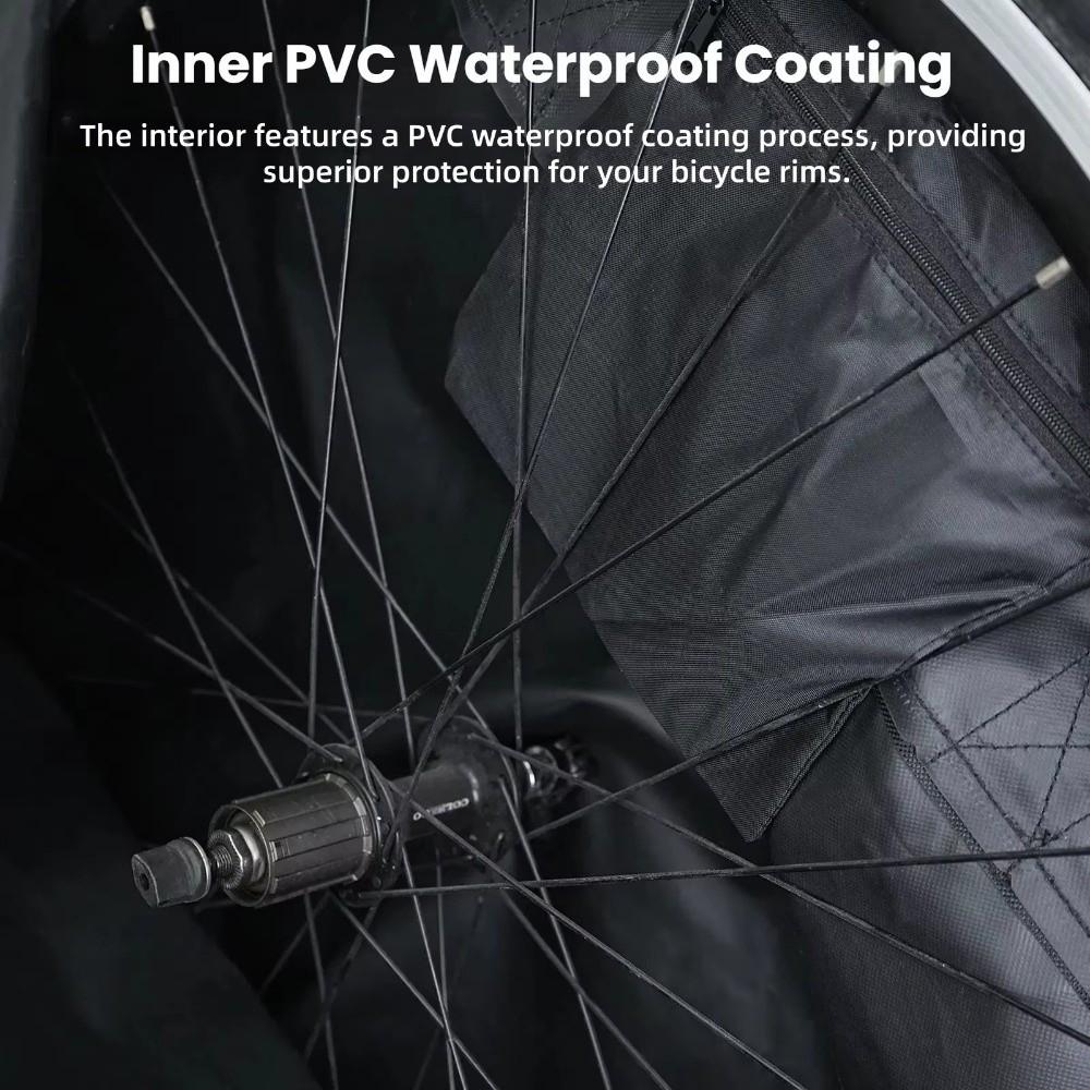 Outdoor Bicycle Tire Storage Bag Black Nylon Wheel Carry Bag Cover Sports 700C Road Bike Bikes Tire Wheel Bag