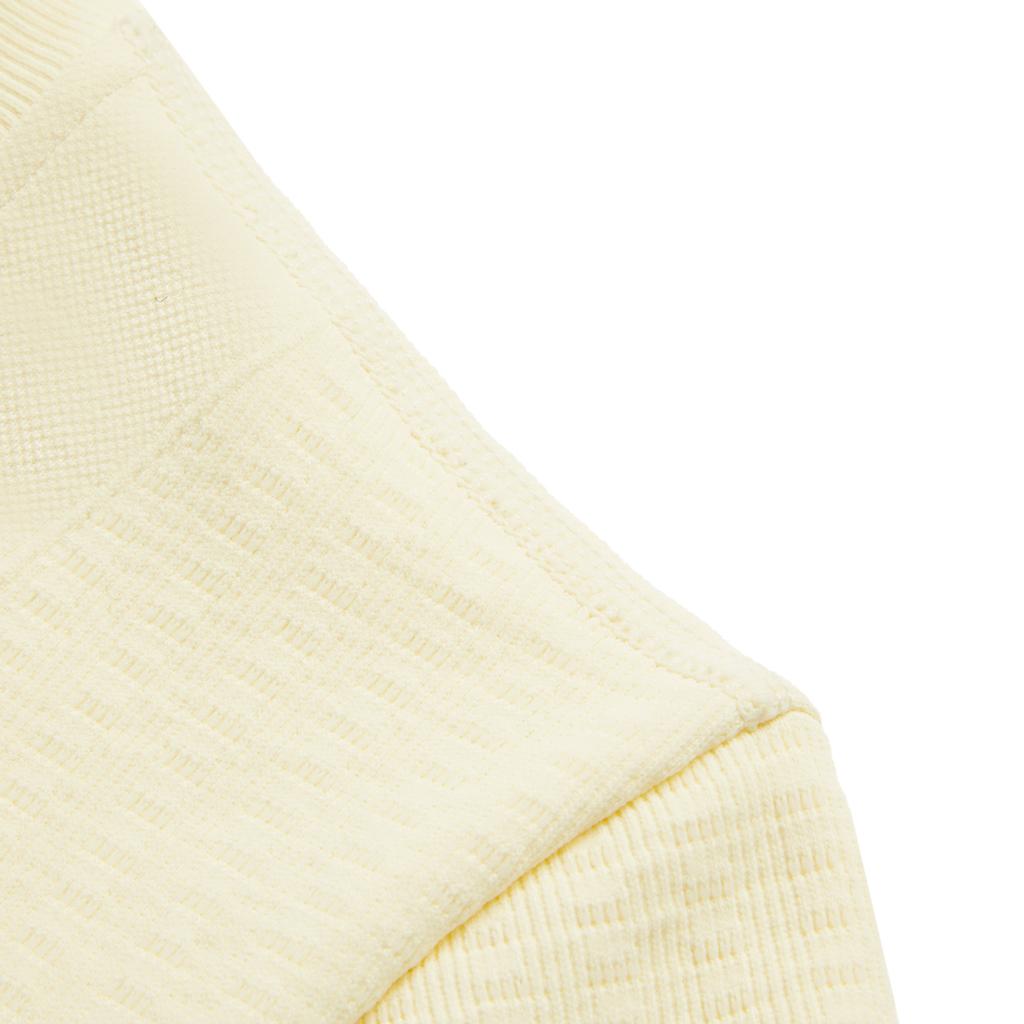 Li Ning Comfortable Slim Fit Long Sleeve Running T-Shirt Women Tops Gelato-Yellow ATLU048-2