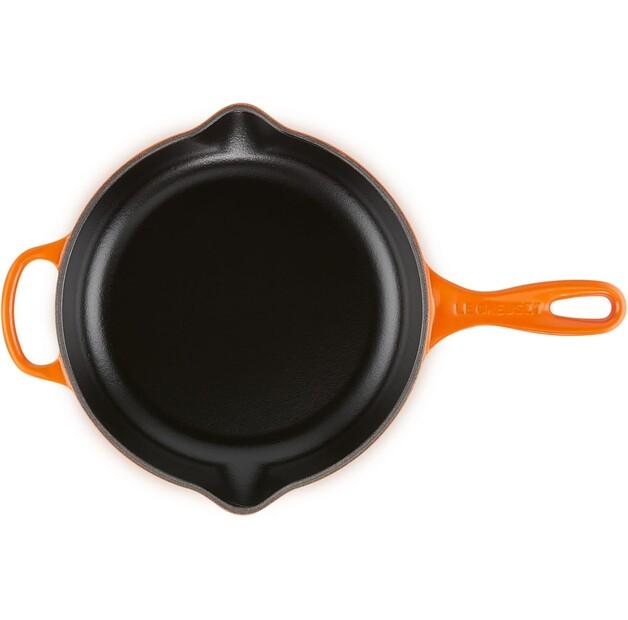 Чугунная сковорода/поднос Le Creuset Signature, круглая, 23 см, красного цвета (20182230900422)