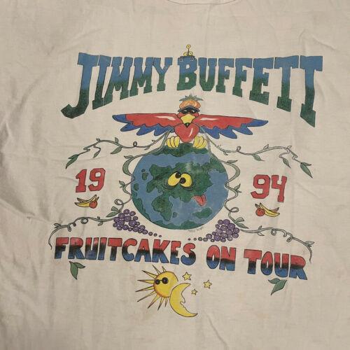 Jimmy Buffett Fruitcakes On Tour Shirt Classic White Unisex L