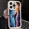 Phone Case for iPhone 17 Air 16E 15 16 Pro Max Saxophone Instrument Music Cover 14 Plus 13 12 Mini Soft Shell Silicone Fundas