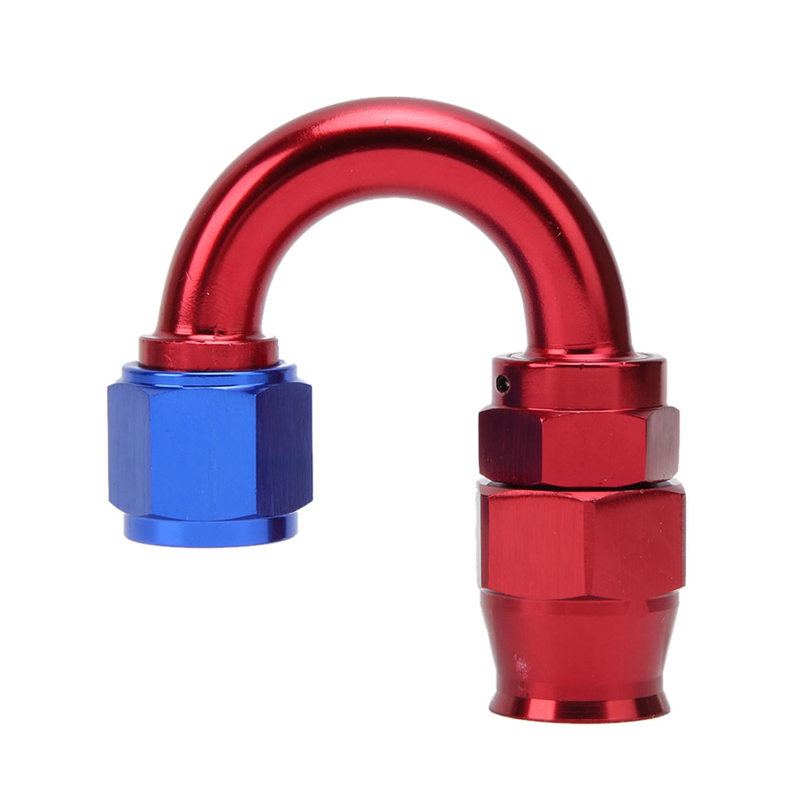 Raccordo Terminale Tubo AN8 Girevole Adattatore in Lega di Alluminio per Raffreddamento Olio a Tubo Olio