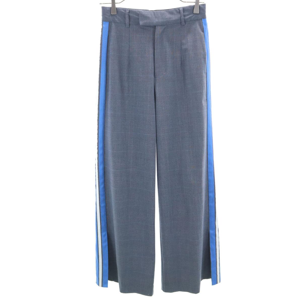 

MAISON SPECIAL клетчатые стрейч-брюки 36 Серые Разрез по низу Мужские Б/у