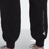 Adidas X Stella McCartney Solid Color Casual Cuffed Sweatpants Women Bottoms Black HC1431