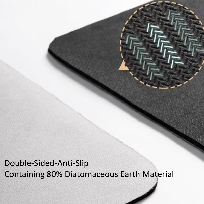 Super Absorbent Bathroom Mat Soft Diatomite Mat Non Slip Quick Dry Bath Mat Rubber Pad Thin Bathroom Mat Bathroom Accessories