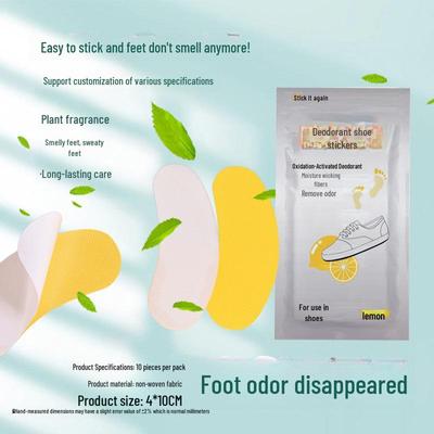 Schuhe Desodorierende Einlagen zur Geruchs- und Schweißabsorption - Frische-Patches für Basketball-Sneaker