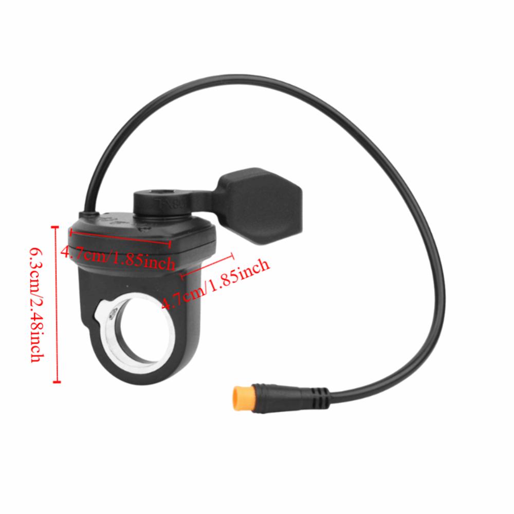 Left Hand EBike Thumb Throttle 3 Pin Connector Speed Governing Throttle  Electric Scooters