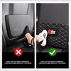 Car Seat Back Anti Kick Pad Leather Scratch Mat Logo For q2 SLine S1 S2 S3 S4 S5 S6 S7 S8 SQ2 SQ3 SQ4 SQ5 SQ8 Car Accessories