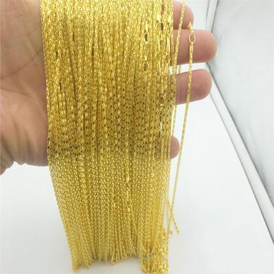 Unisex Halsband med ihålig kedja i imiterat guld - Perfekt liten gåva