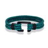 C Clasp Bracelets Men Multilayer Keel Waterproof Rope Bracelet Women Black Stainless Steel Easy Sport Hook
