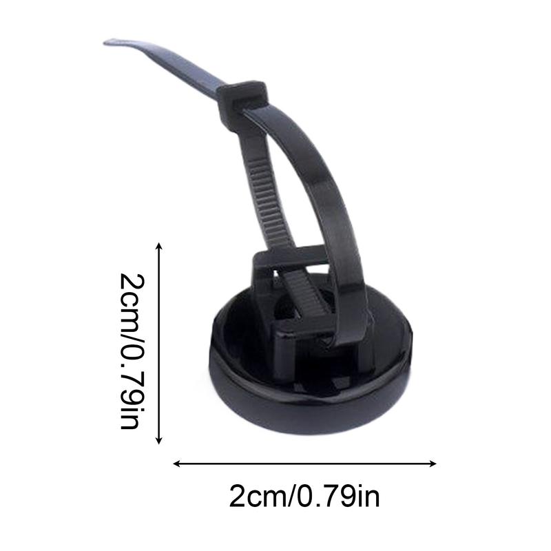 Magnetický držák na dráty Stahovací páska Držák na stahovací pásky Montážní Víceúčelový úložný organizér Držák pro studium Práci Sklep