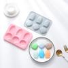 6Cavity Madeleine Silicone Mold Chocolate Mold Mousses Cake  Bakings Tool