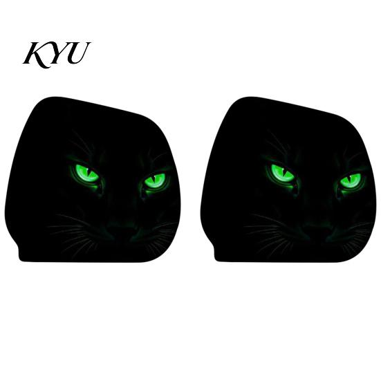 Universal Fit Vehicle Interior Decor Car Headrest Cover, Funny Horror Cartoon Print, Stretchy Seat Easy Install Sleeves Protector, Auto Decoration for