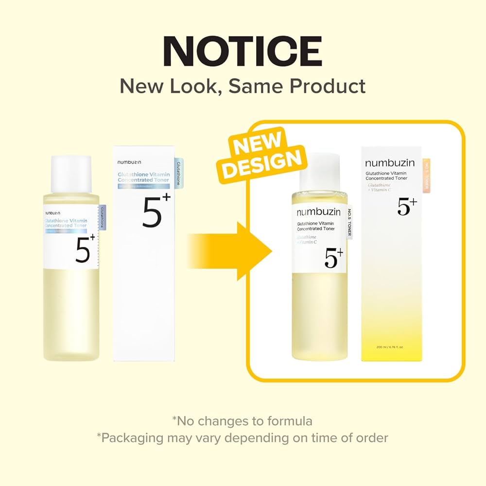 No.5 Glutathione Vitamin Concentrated Toner 200ml / 6.76 fl.oz.