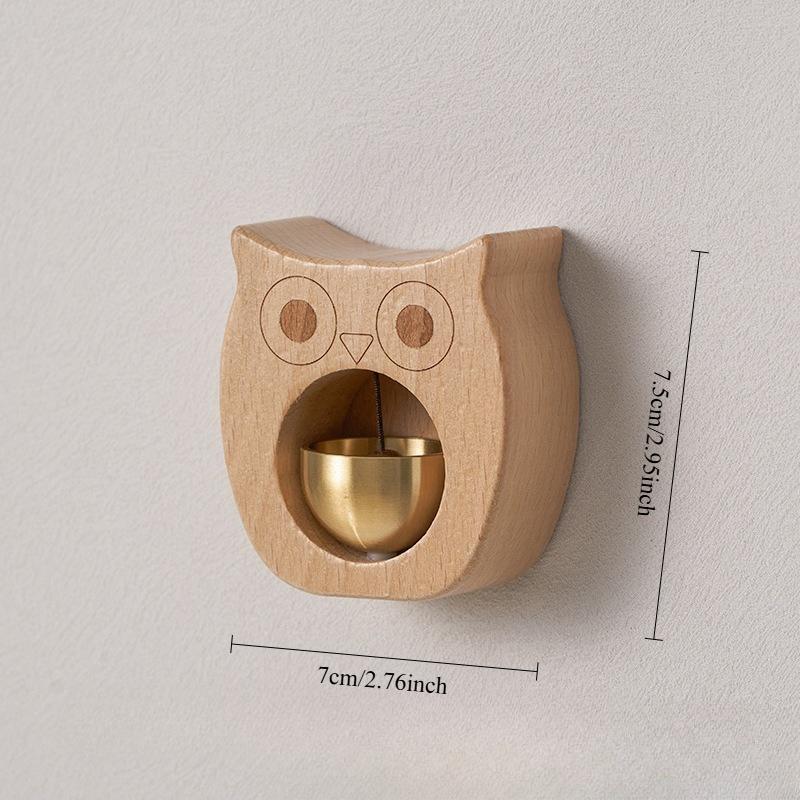 Home Decor Brass Wind Bell Creative Bedroom Pendant Entrance Doorbell Magnetic Hanging Decoration Door Decoration Bell Ornament