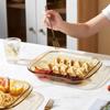 VISIONS Heat-Resistant Glass Divided Meal Plate