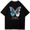 Hip Hop Streetwear Color Butterfly Unisex T-shirt