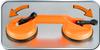 Double glass suction cup, 80 kg