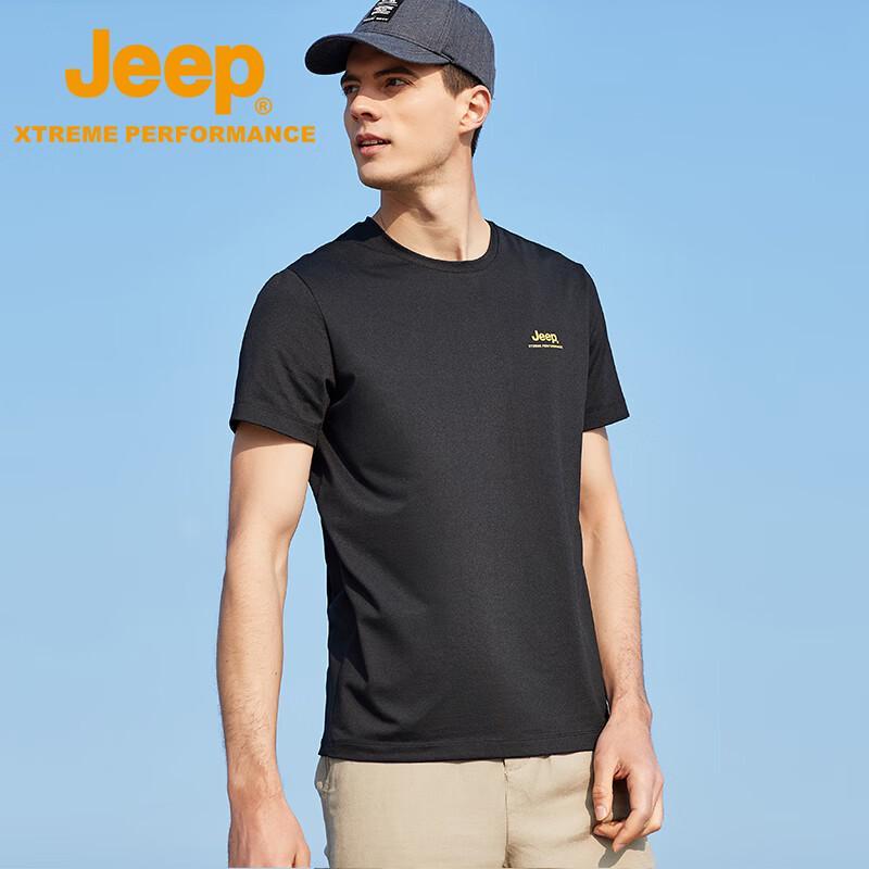 Jeep Men s Short Sleeve Round Neck T-Shirt M