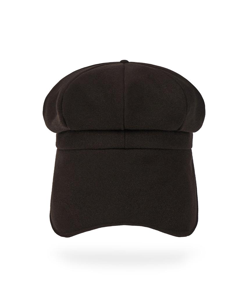 Bajal Va Studded Fly Newsboy Cap Brown