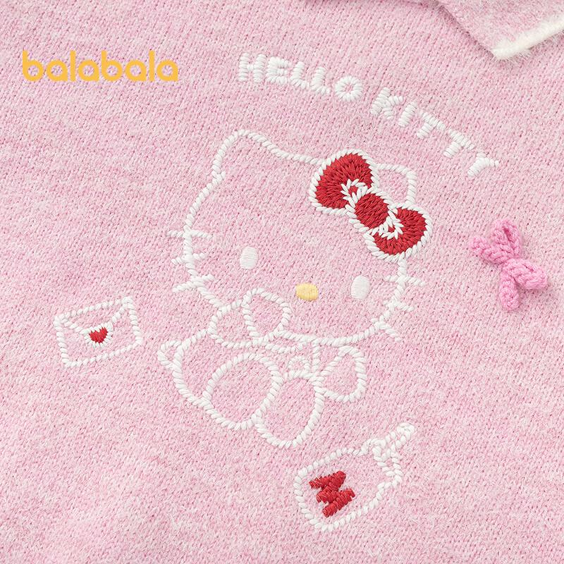 Balabala Girls' Hello Kitty Cartoon Sweater