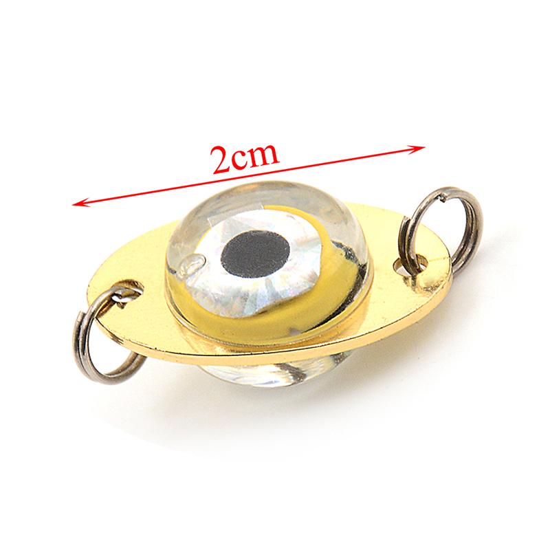 Led Mini Flash Naluca de pește Lampă de lumină Deep Drop Subacvatică Forma de ochi Calamar de pescuit