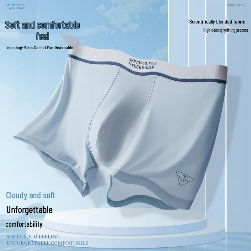 Septwolves Graphene 7A Antibacterial Boxer Briefs for Men