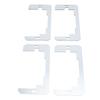 20PCS Wall Plate Spacer Zinc Plated Steel Flush Fit Device Leveling Plate for Fixing Wall