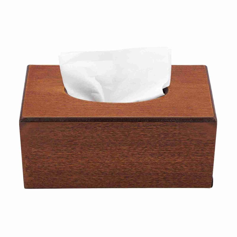Slide-Out Base Facial Tissue Holder Wooden Decorative Tissue Box Elegant Tissue Box Cover  Bedroom