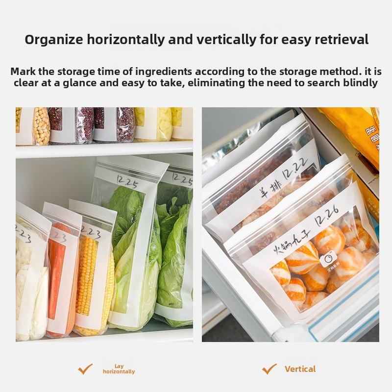 Sealed Safety Bags, Household Multi-functional Kitchen Food-grade Self-sealing Bags, Vegetable and Fruit Sealed Bags, Refrigerator Storage Bags