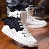 1Pair Angel Wing Shape Girls Boot Skate Shoes DIY Decorations Sneaker Clothing Shoelaces Decoration Punk Emo Style Halloween