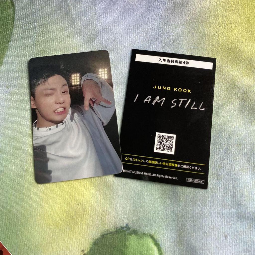 [USED] BTS Jungkook Kook I AM STILL Movie Bonus Trading Card