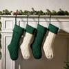 18"/46CM Christmas Stockings Hanging Ornaments Knitting Stocks Storage Bags Home Yarn Decorative Pendant Christmas Gift Bag