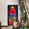 Christmas UV Fluorescent Door Banner/cover Background/holiday Party Decoration/Christmas Decorative Hanging Cloth