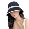 Foldable Bow Fisherman Hat Elegant Sunscreen Bucket Cap Fashion Woman Sun Hat  Travel