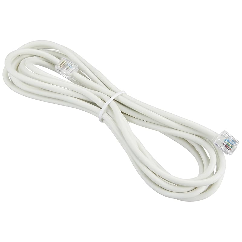 ELPA Telephone Cord, 3m, 6-pin 4-core / 6-pin 2-core, TEW-T030