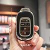 Key Fob Cover Car Keychain Lanyard for Honda 2022 2023 2024 Civic Accord HR-V Pilot CR-V Car Key Case Protector Holder Shel