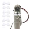 6Pcs Rubber Damping Cushions Spacer Vibration Damper Electric Scooter Shake Reducers Front Fork Damping Rubber Pad