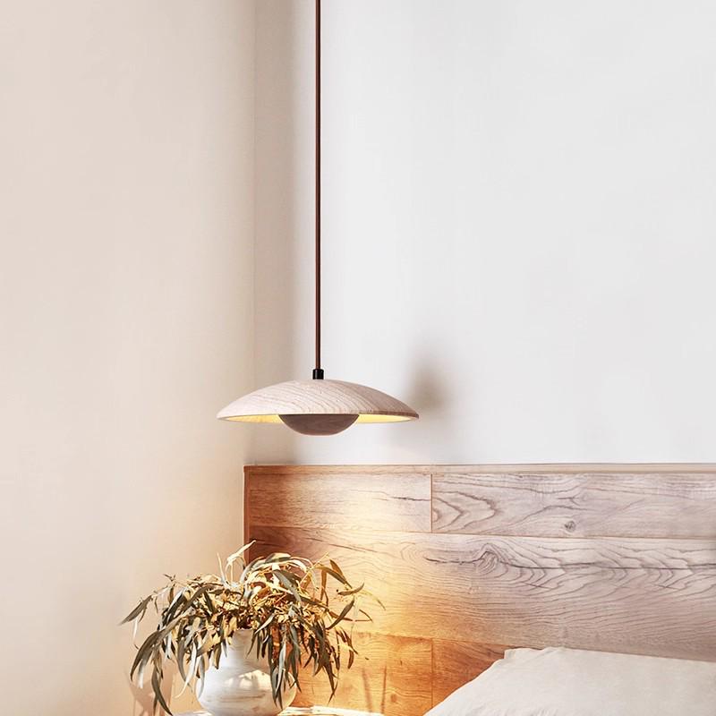 Mid-century Wabi-sabi Travertine Pendant Light for Dining & Bedrooms