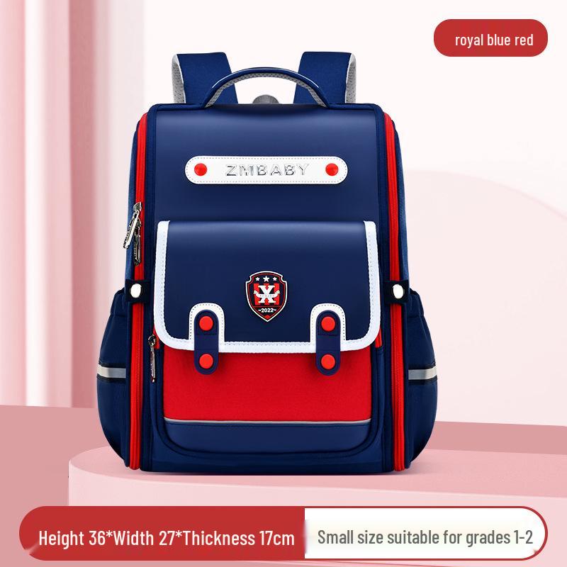 "Sesame Primary School Backpack for Grades 1-6: Lightweight, British-Style for Boys and Girls"
