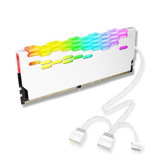 Radiator de memorie RA2 Compatibil Aliaj de aluminiu Eficient Larg 5V ARGB Memorie RAM pentru computer desktop