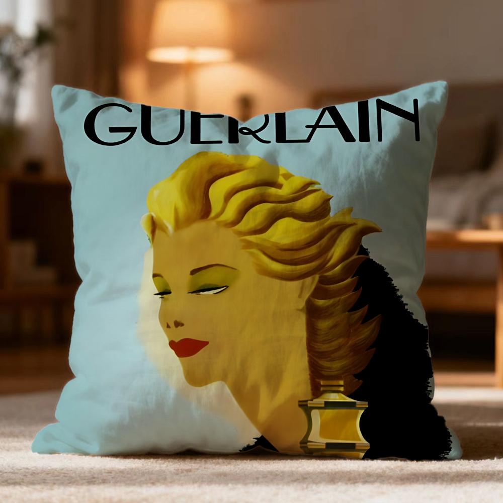 Heiß G-Guerlain Cushion Cover Weiche Waschbare Kissenhülle Mehrzweck für Sofa Bett Reise Bürogebrauch