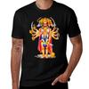 Panchmukhi Hanuman T-Shirt Daily Casual Short Sleeve Tee Shirt