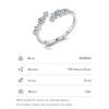 Nowy Minimalistyczny Pierścionek ze Srebra Próby 925 z Bezbarwną Cyrkonią Stackable Ring Dla Kobiet Pierścionek Rocznicowy Ślubny Prosta Delikatna Biżuteria